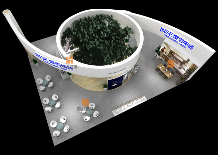 櫻雪 展臺設(shè)計(圖2) 櫻雪 展臺設(shè)計(圖2)